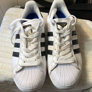 Adidas shoes skateboarding size 5 kids white black EVH791004 2016
